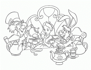 130 Toddler Printable Alice In Wonderland Coloring Pages 293540