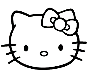 Free Colouring Pages For Girls Hello Kitty