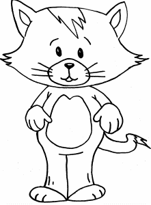 Cat Pictures To Color And Print | Animal Coloring Pages | Kids