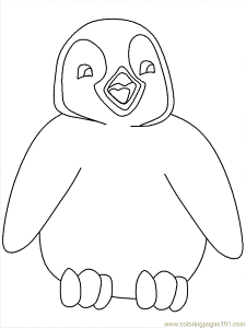 Coloring Pages Of Penguins | Animal Coloring pages | Printable