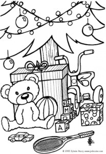 Coloring Pages Christmas Presents >> Disney Coloring Pages