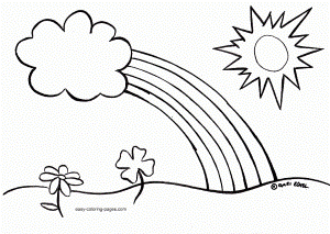easy spring coloring pages for kids : Printable Coloring Sheet