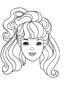 Barbie Doll Coloring Pages For Kids Images & Pictures - Becuo