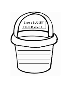 7 Best Images of Bucket Filler Printables Coloring Page - Bucket ...