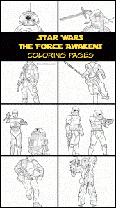 Star Wars The Force Awakens Coloring Pages and Activities | Desert ...
