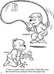 From: The Berenstain BearsÂ® -- A Bear Country Alphabet Coloring ...