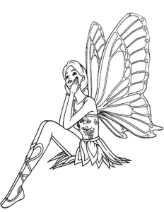 Free Printable Fairy Coloring Pages For Kids | Fairy coloring ...