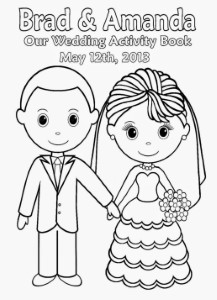 Free Coloring Pages For Wedding Coloring Books - Coloring