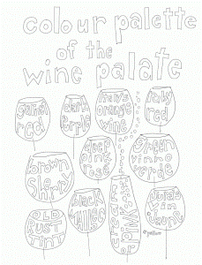 Color This Adult Wine-Themed Coloring Book | VinePair | Î Î¿Î´Î®Î»Î±ÏÎ¿ ...