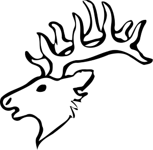 print deer head picture Colouring Pages