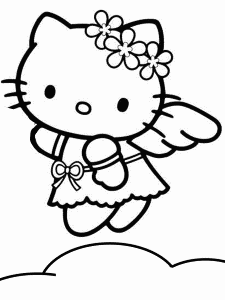 Pictures of hello kitty to color | coloring pages for kids