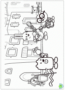 Wow Wow Wubbzy Coloring page- DinoKids.