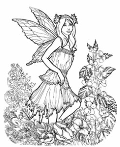Celtic Faerie Coloring Pages - Coloring Pages For All Ages