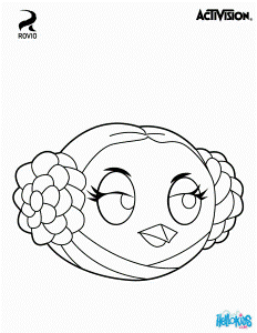 Angry Birds Star Wars Princess Leia Coloring Page - Coloring Pages ...