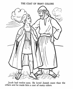 Bible Printables - Old Testament Bible Coloring Pages - Joseph 1