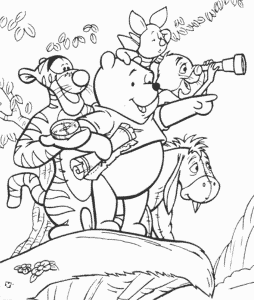 Winnie-the-Pooh Coloring Pages - Coloring Pages | Wallpapers