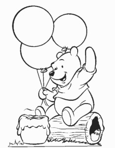 Baby Winnie The Pooh Coloring Pages 164 | Free Printable Coloring