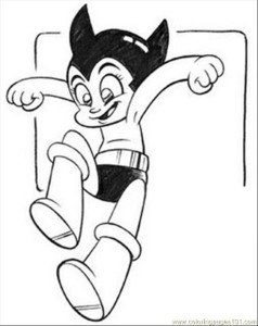 Coloring Pages Astroboy (Cartoons > Astro Boy) - free printable
