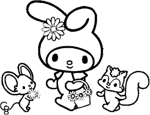 Melody Coloring Pages