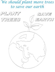 Coloring Pages On Save Earth - High Quality Coloring Pages