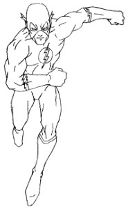 Flash Coloring Pages Flash Superhero Coloring Free Coloring Pages ...