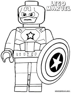 lego superhero captain america | Lego coloring pages, Lego ...