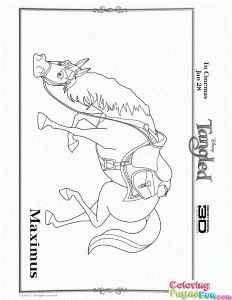 Tangled Rapunzel | Free Printable Coloring Pages