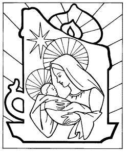 christmas coloring pages, printable coloring page - page 1