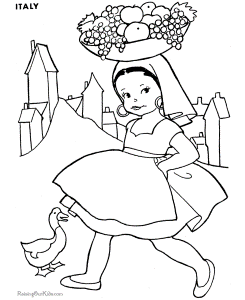 Free coloring pages for kids to print | Culture club - Europe | Pinte…