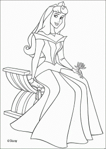 Disney Princess coloring pages - Free Printable