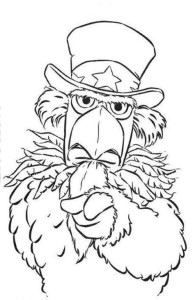 The Muppets Grumpy Bird Coloring Pages: The Muppets Grumpy Bird ...