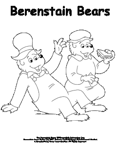 Berenstain Bears Coloring Page