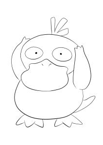 Psyduck No.54 : Pokemon Generation I - All Pokemon coloring pages ...