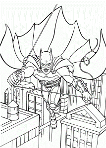 Printable Batman Cartoon Coloring Pages for Kids : Coloring Kids
