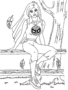 SPIDERMAN COLORING PAGES