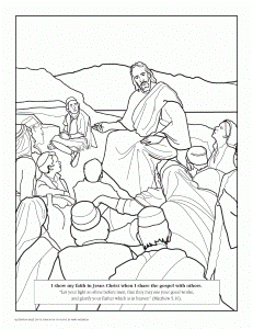 Beatitudes Colouring Pages (page 2)