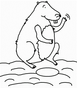 Groundhog-Day-Coloring-Page