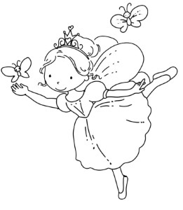 Ballerina Fairy 2 | Coloring Pages