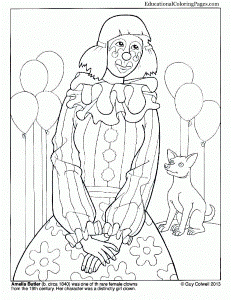 Clowns Coloring Book One | Animal Coloring Pages for Kids