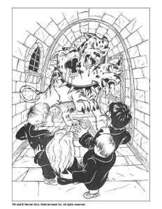 HARRY POTTER coloring pages - Ron Weasley