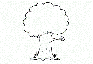 Simple Way to Color Tree Coloring Page - Toyolaenergy.com