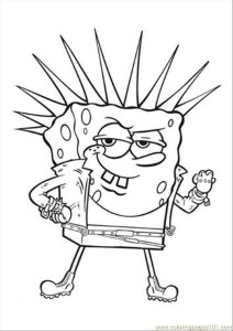 Coloring Pages To Print Spongebob - Coloring