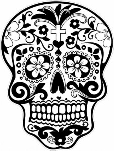 Day Of The Dead Colouring Pages Page 2 141345 Day Of The Dead