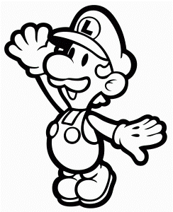 Baby Mario Characters Coloring Pages - Coloring Pages For All Ages