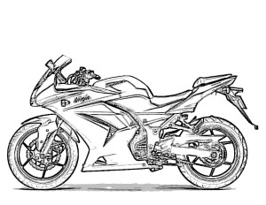 Motorcycle Coloring Pages For Adults at GetDrawings.com ...