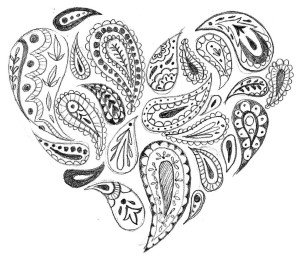 Related Adult Paisley Coloring Pages item-22546, Adult Paisley ...
