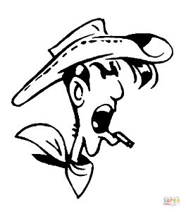 Lucky Luke coloring pages | Free Coloring Pages