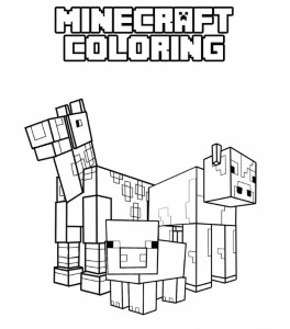13 Pics of Cute Minecraft Dog Coloring Pages - Minecraft Coloring ...