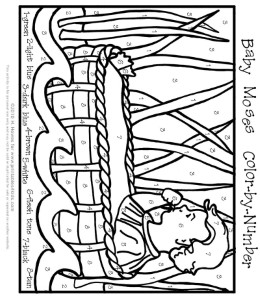 BABY COLORING MOSES PAGE Â« ONLINE COLORING