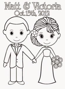 Wedding Coloring Sheets | Free Coloring Sheet